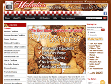 Tablet Screenshot of makedascookies.com